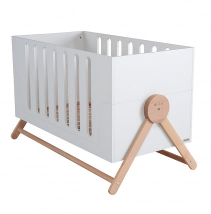 Кроватка 140кс70 Микуна Свинг Биг Вхите/Скандинавиан / 140x70 Micuna Swing Big White/Scandinavian_0