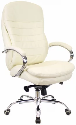 Кресло для руководителя Еверпроф Валенсиа М Экокожа Бежевый / Everprof Valencia M_0