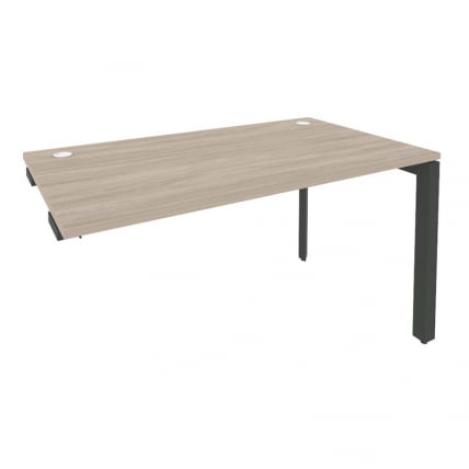 Стол-приставка на П-образном м/к к опорным элементам ОНИКС О.МП-СПР-3.8 Дуб Аттик/Антрацит / ONIX O.MP-SPR-3.8_0