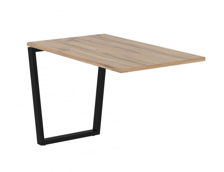 Брифинг-приставка ЕДИС ЕВБ 1167 Дуб Денвер светлый Черный / EDIS EVB_0