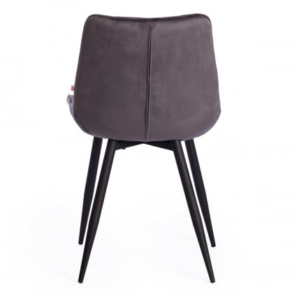 Стул АБРУЗЗО ( мод. 8060 ) металл,ткань, 42 х 60 х 84 х 49 см, серый вельвет (ХЛР-21) / ABRUZZO mod. (HLR-21)_3