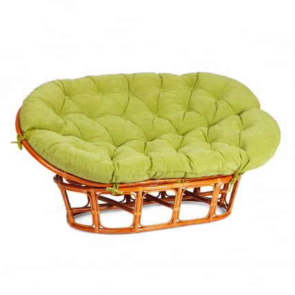 Диван МАМАСАН/МАМАСАН 23/02 В /с подушкой/ подушка 182х119 см, 169х102х80 см, Хоней (мед), флок, олива, 23 / MAMASAN/МАМАСАН W Honey_0