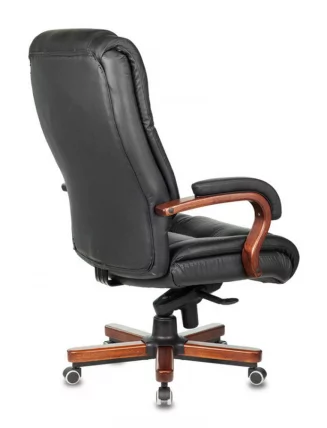 Кресло руководителя Бюрократ Т-9925ВАЛНУТ Черный / T-9925WALNUT_3
