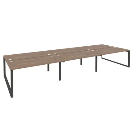 Рабочая станция на О-образном м/к ОНИКС О.МО-Д.РС-6.4.8 Дуб Аризона/Антрацит / ONIX O.MO-D.RS-6.4.8_0