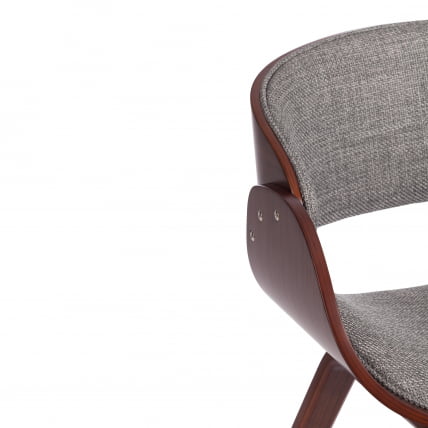 Стул ЛАНДО (мод.8036) дерево / ткань, 59х53х75 см, орех/серый, Аимкаса 28 / LANDO (mod.8036) Aimcasa_8