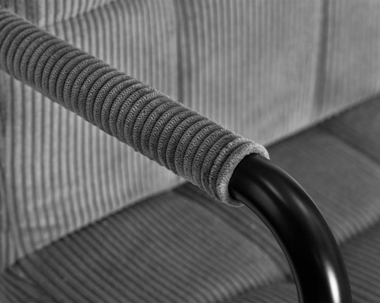 Стул барный ДОБРИН КРУГЕР АРМ БЛАCК (серый вельвет (ЛАР-Е2041-25)) / DOBRIN KRUGER ARM BLACK (LAR-E2041-25))_8