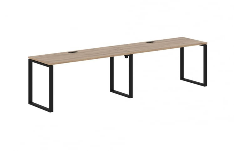 Бенч-система ЕДИС ЕКВСТ 3167 Дуб Денвер светлый Черный / EDIS EQWST_0