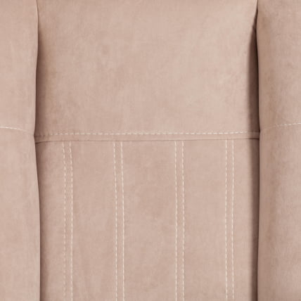 Кресло ОКСФОРД хром флок , бежевый, 7 / OXFORD_7