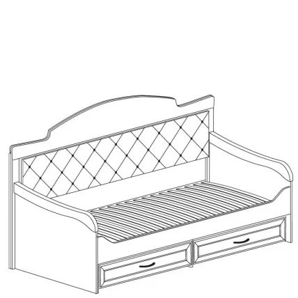 Кровать односпальная с ящиками Ралли 850_2