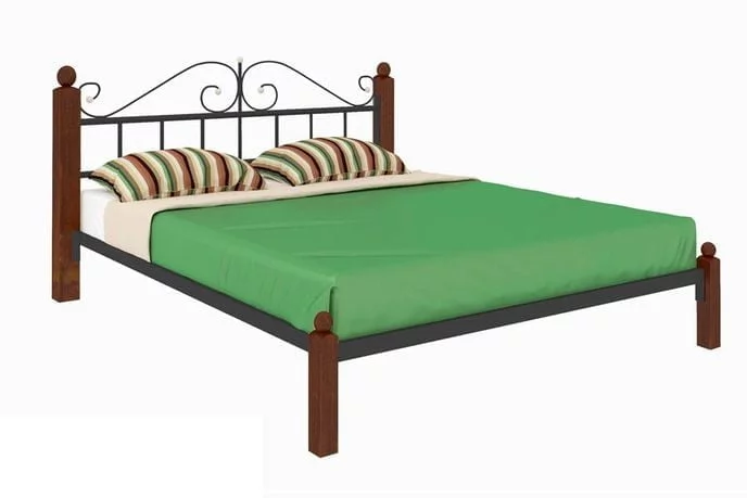 Кровать Диана Лукс 1600х2000 Синяя / Lux_0