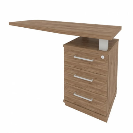 Тумба приставная Фирст КТП-2 (Р) Дуб Табак / First KTP-2 (R)_0