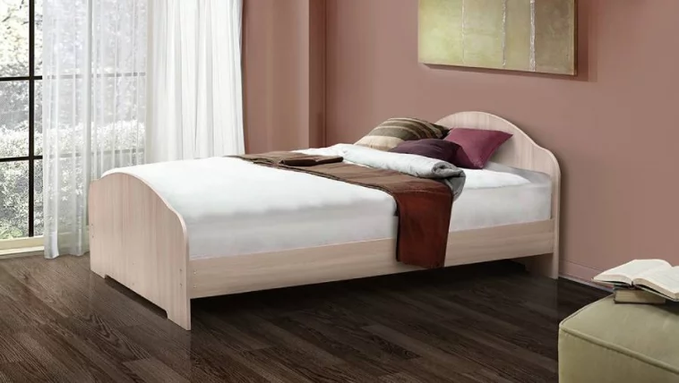 Кровать на уголках №1 1400*1900 Бук_0