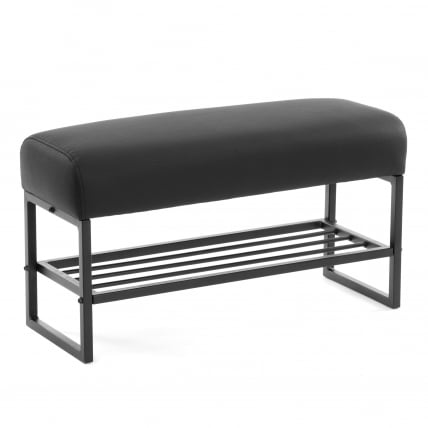 Банкетка-обувница Чарли Лукс/Чарли Люкс БО экокожа , Шарп Черный / Charli Lux/Чарли Sharp_0