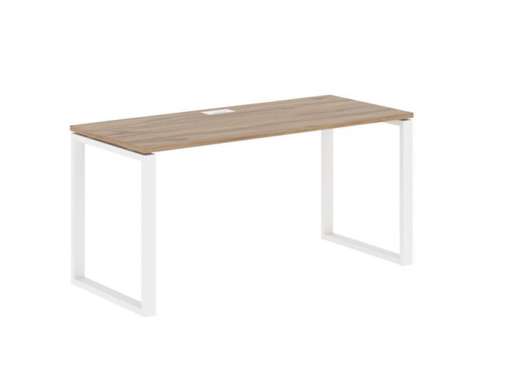 Стол письменный ЕДИС ЕКСТ 1567 Дуб Денвер светлый Белый / EDIS EQST_0