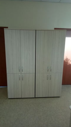 Шкаф высокий закрытый Глассй 6.19.131 Туя / Glassy_2