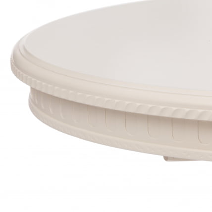 Стол СТЕФАНО бук, мдф, 100+30кс80кс77см, Иворй вхите / STEFANO 100+30x80x77см, Ivory white_10