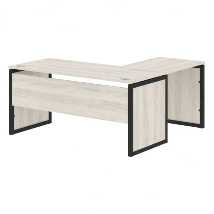 Стол письменный угловой левый КСТЕН-КП КСКПCТ 1615 Л Сосна Эдмонт Антрацит / XTEN-QP XQPCT L_0