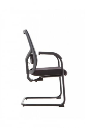 Кресло офисное СИЛЬВИЯ БЛАCК CФ Черная ткань / BLACK CF_1