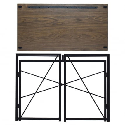 Стол на металлокаркасе БРАБИКС ЛОФТ CД-002 Мореный дуб / BRABIX LOFT CD-002_5