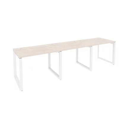 Рабочая станция на О-образном м/к ОНИКС О.МО-РС-3.1.7 Денвер Светлый/Белый / ONIX O.MO-RS-3.1.7_0