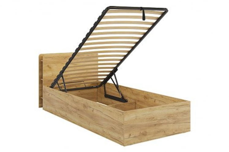 Каркас кровати Юниор 90х200 см СМУ-02 дуб крафт золотой / SMU-02_5