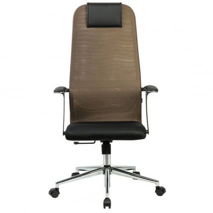 Кресло руководителя БРАБИКС ПРЕМИУМ Ултимате ЕКС-801 хром Черное/коричневое / BRABIX PREMIUM Ultimate EX-801_3