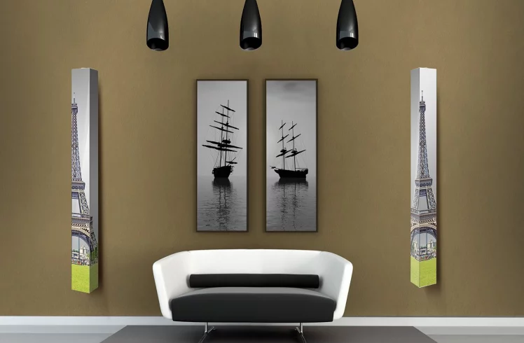 Поворотный зеркальный шкаф Иглу Шелф Арт Беленый дуб_0