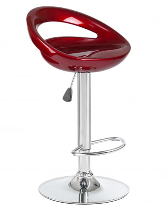 Стул барный ДОБРИН ДИСCО Бордовый металлик / DOBRIN DISCO_1
