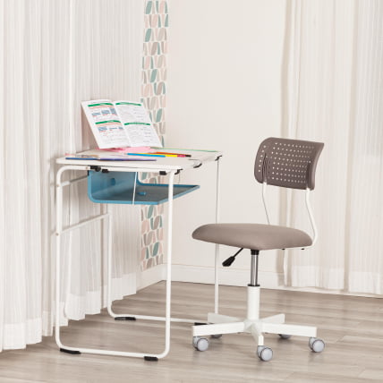 Кресло компьютерное детское Фунни ткань, серый / Funny_10