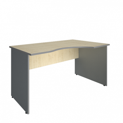 Стол криволинейный правый Рива А.СА-2 Пр Клен/Металлик / Riva_0