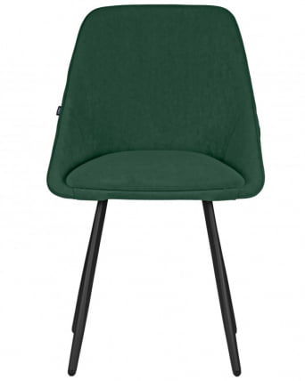 Стул обеденный ДОБРИН СТЕЛЛА (ЭМАЛЬ ЧЕРНЫЙ МУАР велюр Катаниа Изумруд) / DOBRIN STELLA Catania Izumrud)_5