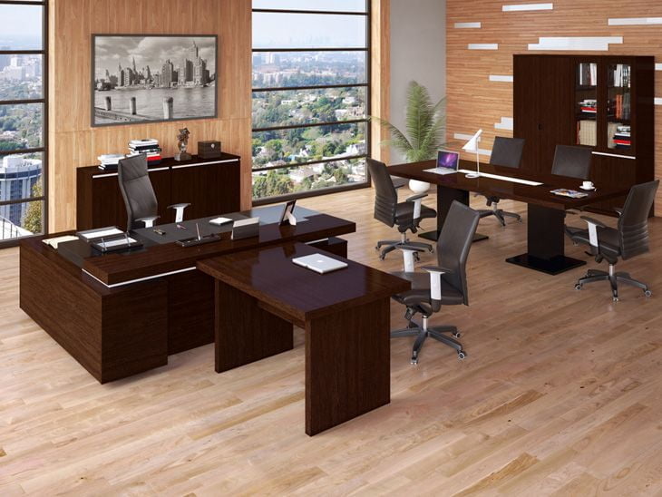 ЛИВЕРПООЛ Стол переговоров 700 ЛВП19070004 Темный дуб / LIVERPOOL LVP19070004_3