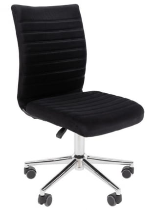 Офисное кресло CХАИРМАН 033 велюр Черный / CHAIRMAN_0
