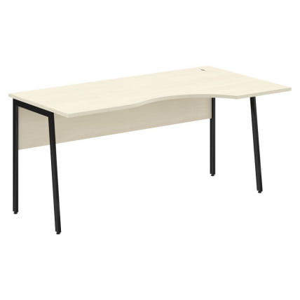 Стол эргономичный правый ИМАГО Плус СА-1П(Пр) Клен Черный / IMAGO Plus СА-1P(Пр)_0