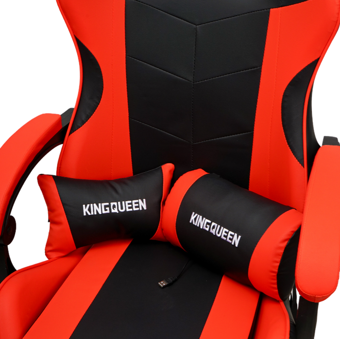 Кресло 1209-1 КИНГКУЕЕН, цвет черный/красный, 1209-1-блаcк-ред-масс / KINGQUEEN, 1209-1-black-red-mass_4