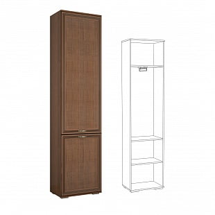 Пенал платяной с выдвижной штангой Ливорно ЛШ-2 Дуб сонома_0