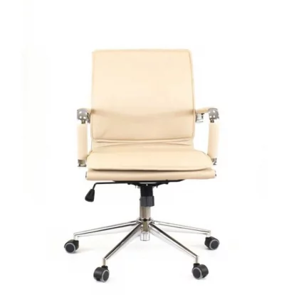 Кресло для персонала Нерей ЛБ Т Экокожа Бежевый / Nerey LB T_1