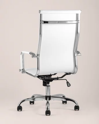 Кресло руководителя ТопЧаирс Ситй Белое / TopChairs City_3