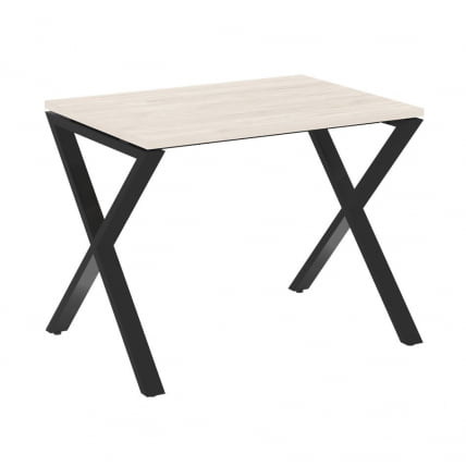 Стол рабочий ЛОФТ ВР.Л-СРКС-1.7 Металл черный Денвер светлый / LOFT VR.L-SRX-1.7_0