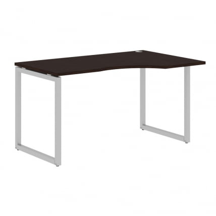 Стол письменный правый КСТЕН-К КСКCЕТ 149 Р Легно темный Алюминий / XTEN-Q XQCET R_0