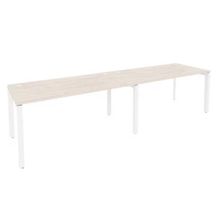Рабочая станция на П-образном м/к ОНИКС О.МП-РС-2.4.8 Денвер Светлый/Белый / ONIX O.MP-RS-2.4.8_0