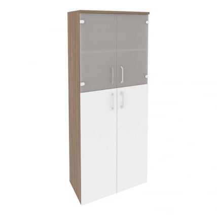 Шкаф высокий широкий ОНИКС О.СТ-1.7 Дуб Аризона/Белый / ONIX O.ST-1.7_0