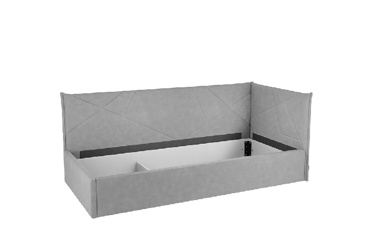 Кровать 0.9 Бест (Тахта) КМ.Т-15 капучино (велюр) / КМ.T-15_4