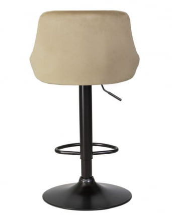 Стул барный ДОБРИН ЛОГАН БЛАCК (мокко велюр (МДЖ9-9)) 2 шт / DOBRIN LOGAN BLACK (MJ9-9))_5