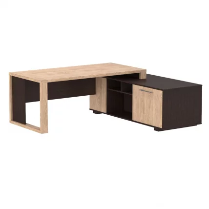 Стол руководителя АCТ 2118 Р Дуб Девон / ACT R_0