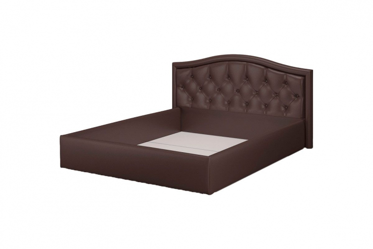 Кровать Стелла, 1200*2000 мм, искусственная кожа Лесмо бровн, коричневый / brown,_1