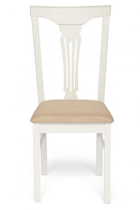 Стул Гермес/ Хермес дерево гевея, 43х49х94см, буттер вхите, ткань песочная (ДЖаффй 104-58) / Hermes butter white, (Jaffy_1