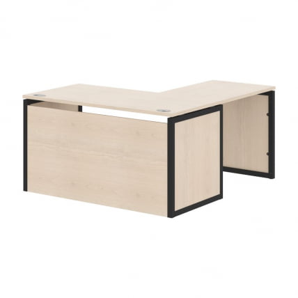 Стол письменный угловой левый КСТЕН-КП КСКПCТ 1415Х Л Бук Тиара Антрацит / XTEN-QP XQPCT 1415H L_0