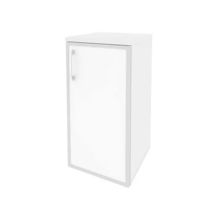 Шкаф низкий узкий правый ОНИКС О.СУ-3.2Р(Р) вхите Белый Бриллиант / ONIX O.SU-3.2R(R) white_0
