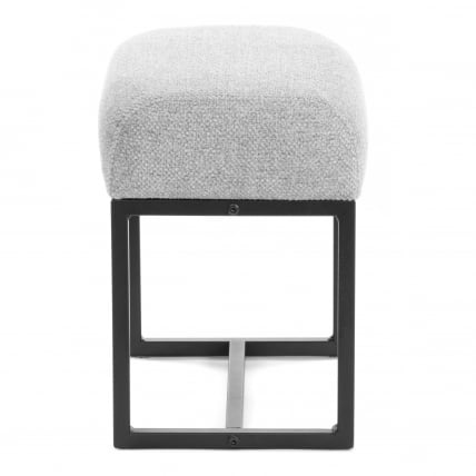 Пуф Чарли Лукс/Чарли Люкс П велюр/букле, ВТ шапе силвер / Charli Lux/Чарли VT shape silver_1